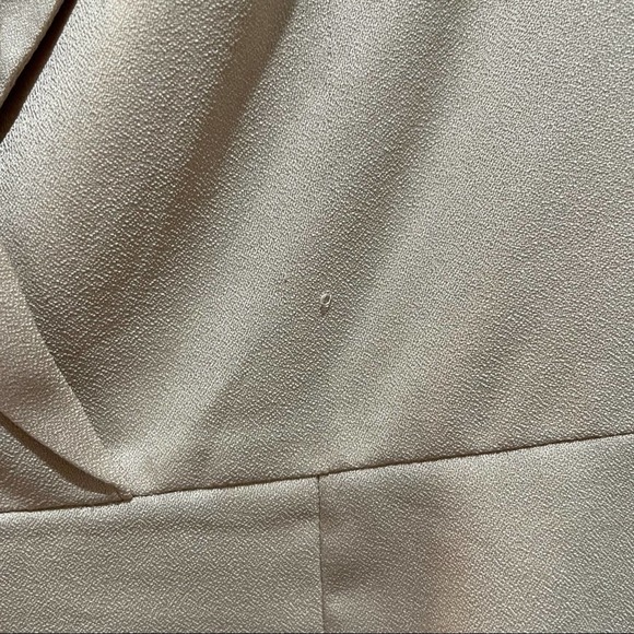 Influence Tuxedo Sleeveless romper Tan Size 8 - Picture 7 of 8